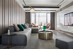 117㎡ | 質樸自然的現代設計融合當代美學理念，營造出一種輕奢的生活氛圍