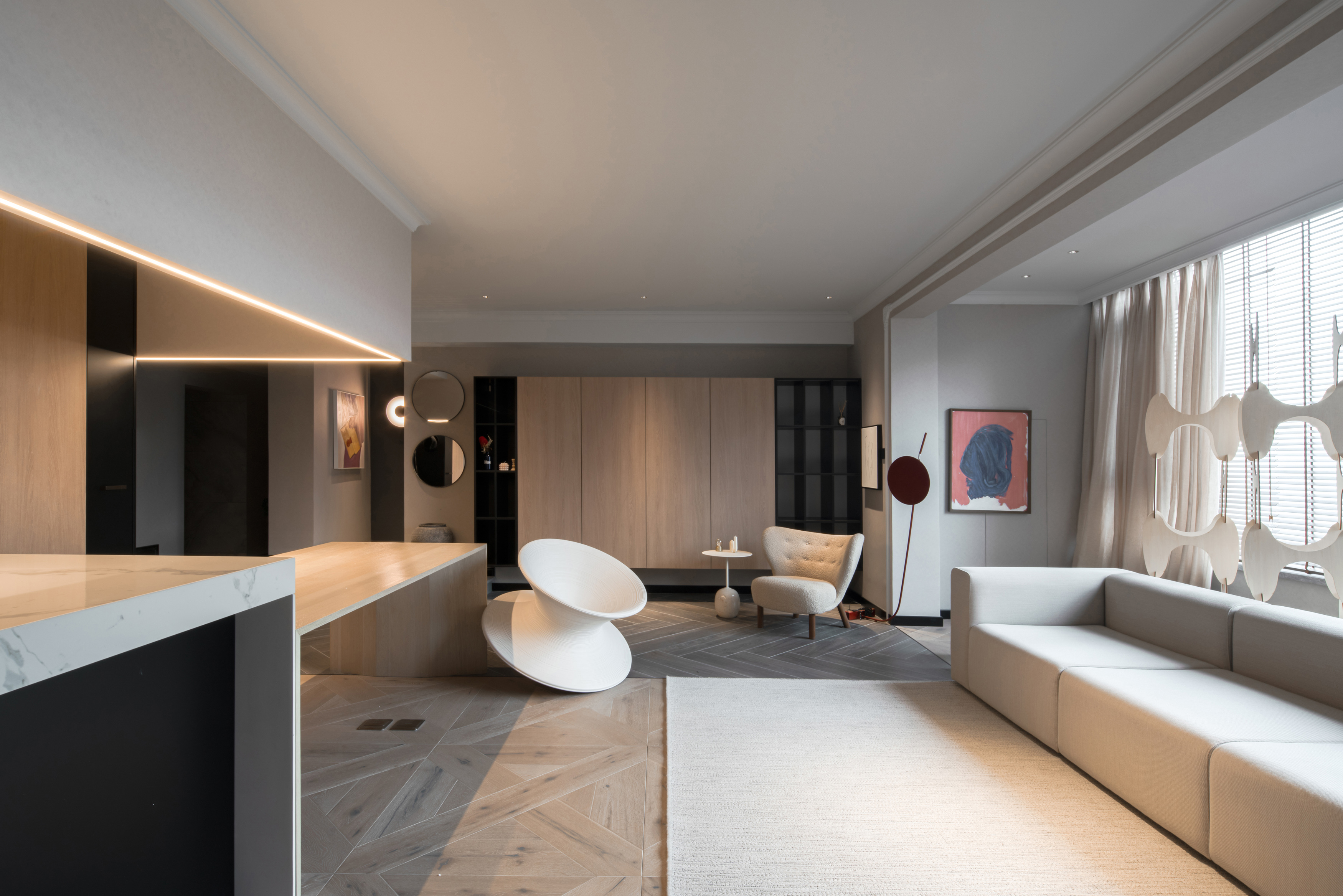 140㎡ | “藝術(shù)是美的內(nèi)核，即是空間濃縮的本質(zhì)”