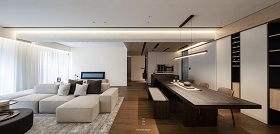 113㎡ | 現(xiàn)代簡(jiǎn)約三居，打造獨(dú)一無(wú)二的質(zhì)感之家