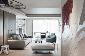 90㎡ | 淡化生活的邊界，讓空間里的人更為靠近。