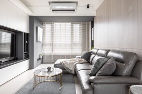 125㎡ | 現代簡約風四居，夢想中的夢幻灰之家