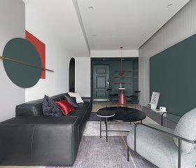 114㎡ | 精裝修的脫胎換骨  復古色彩空間