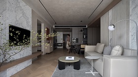 115㎡ | 打造一個樸實、恬凈的空間環境