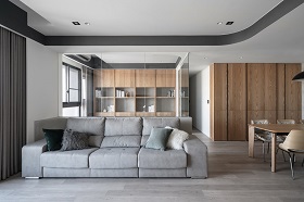 141㎡ | 干凈的木色空間，讓一切從簡！