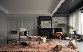 114㎡ | 帶有歷史感與藝術美感的同時也蘊含新的、干凈的元素