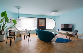 112㎡ | 獨立有思想，堅定而溫柔，這就是設計師所詮釋的新女性主義空間