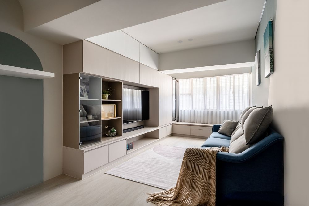 91㎡現(xiàn)代簡(jiǎn)約風(fēng)，細(xì)節(jié)巧用減法處理，收納做到了極致，誰能不愛