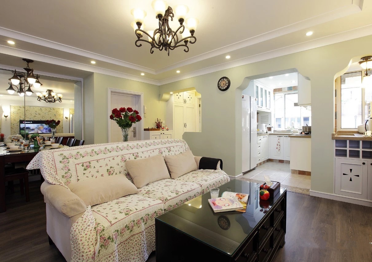 南寧馳程天拓60平米田園風(fēng)格案例效果圖