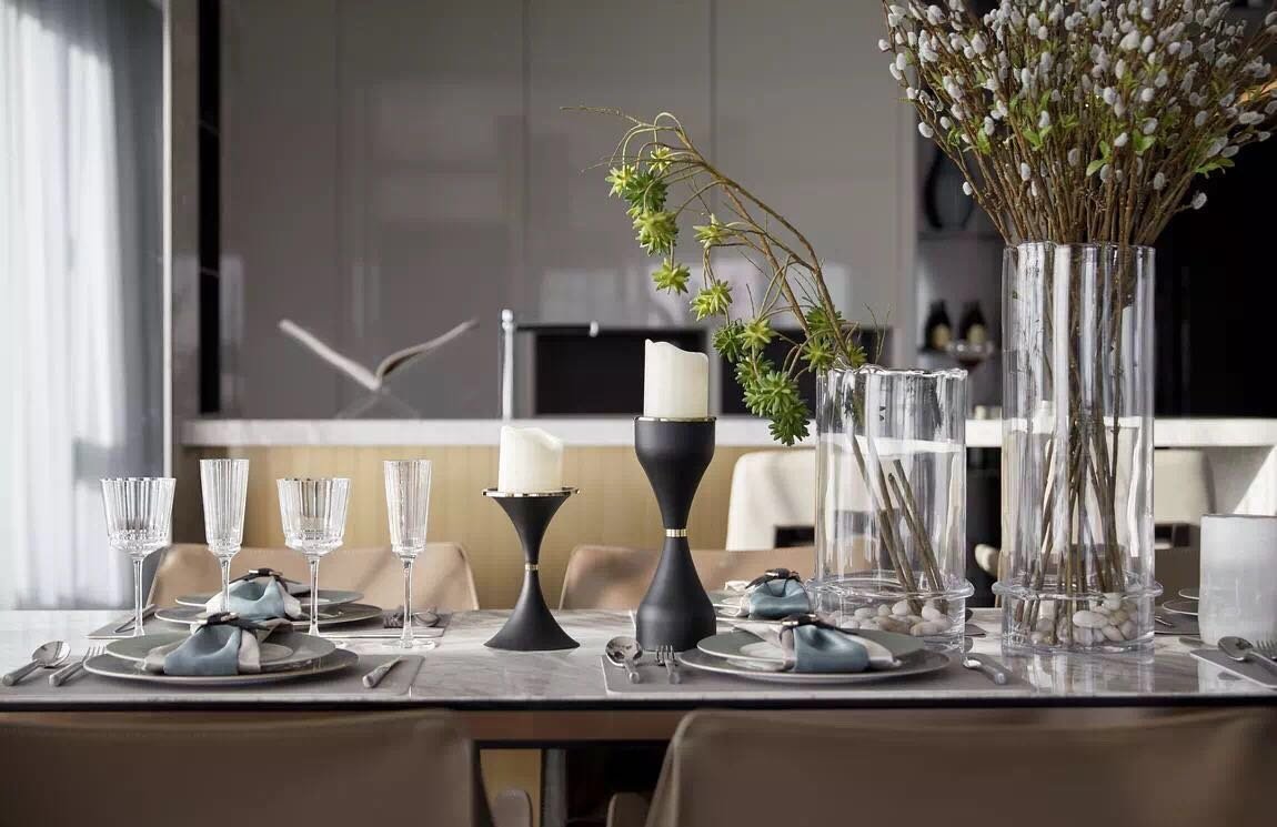 南寧天譽(yù)城89平米新中式風(fēng)格案例效果圖