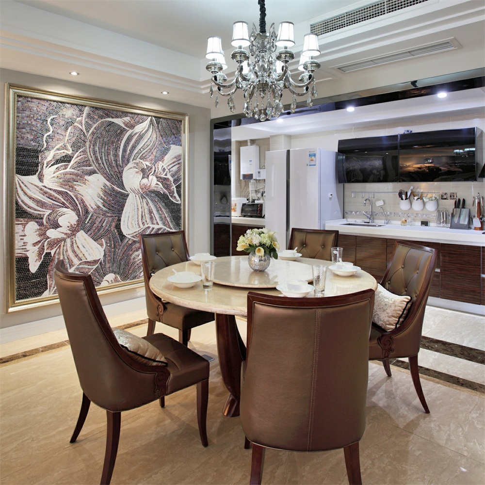 南寧萬(wàn)科悅120平米江南東南亞風(fēng)格案例效果圖