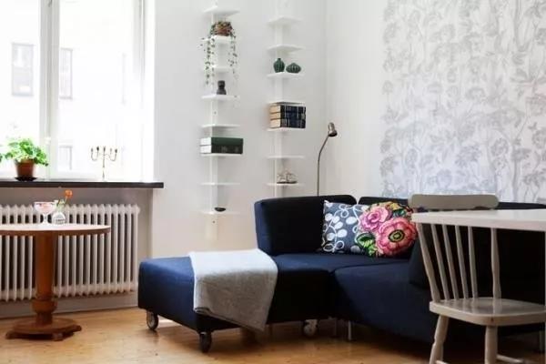 南寧寶能城市廣場48平米宜家風(fēng)案例效果圖