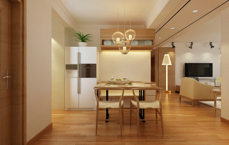 南寧五象明珠139平米日式風(fēng)格案例效果圖