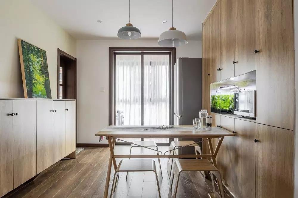 南寧華南城100平米日式風(fēng)格案例效果圖