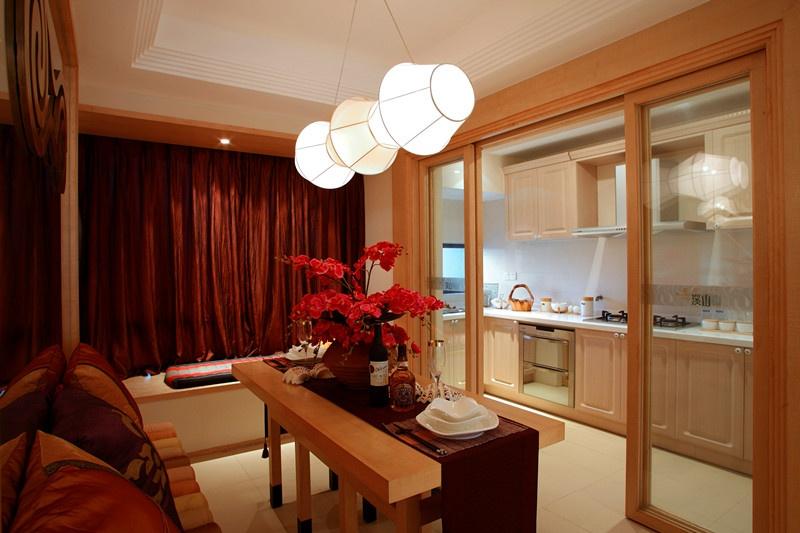 南寧宋都·江韻朝陽(yáng)100平米東南亞風(fēng)格案例效果圖