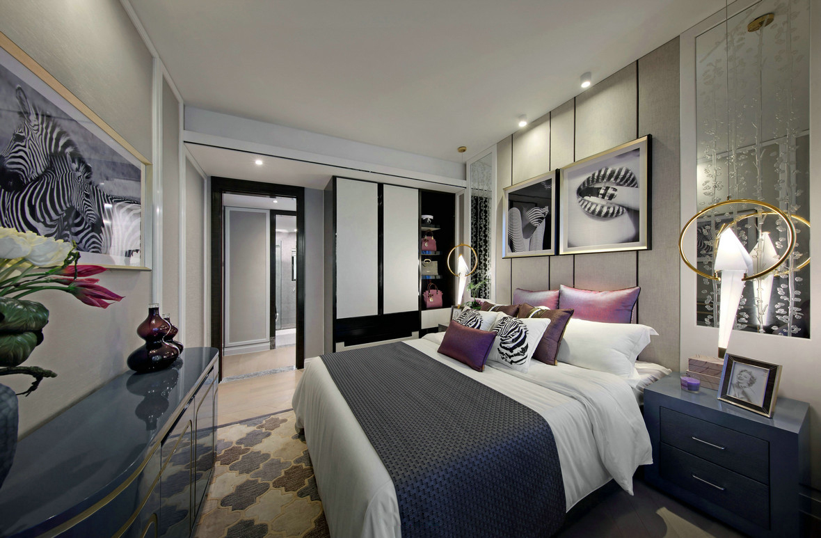 南寧西建·冠城世家152平米現(xiàn)代風(fēng)格案例效果圖