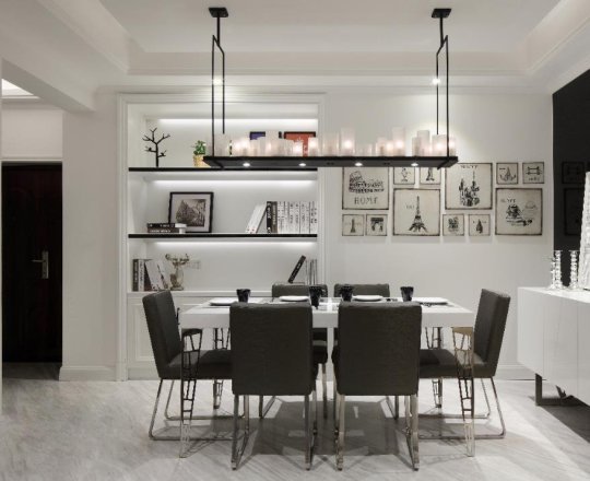 南寧萬(wàn)達(dá)茂94平米休閑美式風(fēng)格案例效果圖