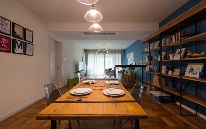 南寧檀府印象110平米北歐風(fēng)格案例效果圖