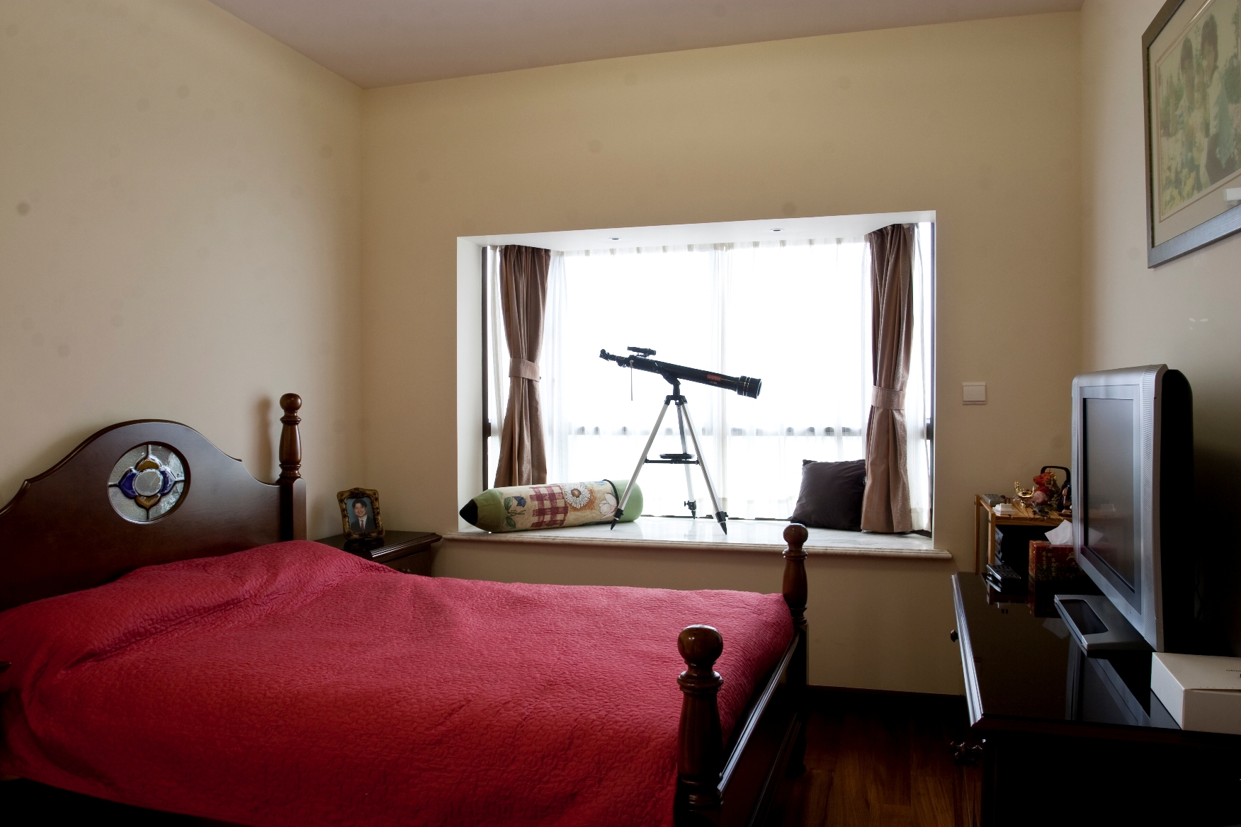 南寧長島800里香江99平米新古典風(fēng)格裝修案例效果圖