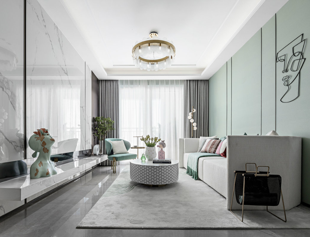 浪漫輕奢 | 94㎡三居室：生機(jī)盎然，恬靜舒適的小家
